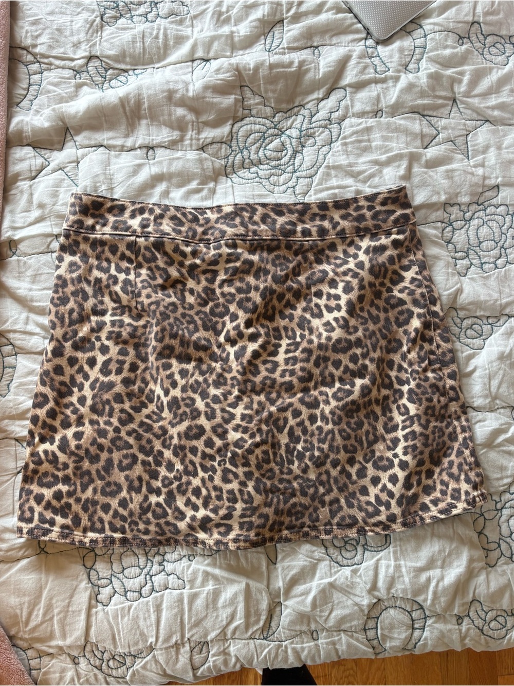 American Eagle Leopard Print Mini Skort - Brown